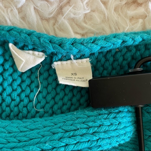 Moth teal colored knit top - Picture 5 of 8